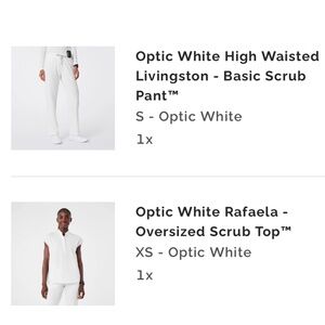 Women’s Optic White Figs